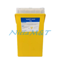 Medical Waste Disposal Container 7.6L, Sharps Container, Safety Box, Needle Disposal Container ภาชนะกำจัดขยะทางการแพทย์ คอนเทนเนอร์สำหรับทิ้งใบมีดและเข็มฉีดยา 7.6 ลิตร