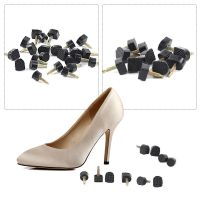 60pcs High Heel Tips Replacement Parts Shoe Repair Accessories Round U Shaped Stiletto Cover Noise Reduction Protector Cap Shoes Accessories