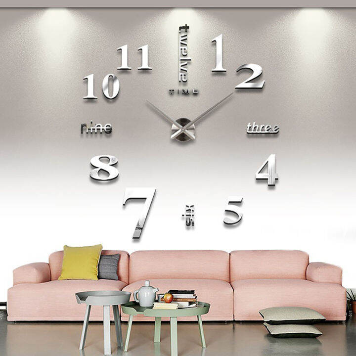 new-luminous-wall-clocks-large-clock-watch-horloge-3d-diy-acrylic-mirror-stickers-quartz-duvar-saat-klock-modern-mute