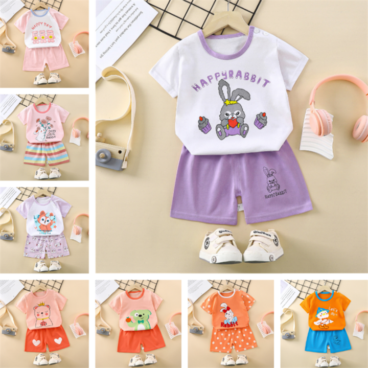 Summer Children Short Sleeve T-Shirt Baby Girls Cotton Tops