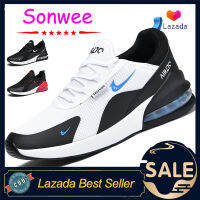 Sonwee lace-up รองเท้ากีฬาสำหรับผู้ชายรองเท้าวิ่งเบาะลมเด็กโตและนักเรียนขนาดใหญ่