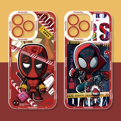 Marvel Spider Man Case for Samsung Galaxy S23 S22 Ultra S21 S20 FE S10 Plus Note 20 10 9 A32 A52S A52 A72 Soft Silicone Cover Phone Cases