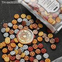 ■◆▫ New Sunflower Sealing Wax Seal Stamp Pearl Wax Beads 100 Retro Envelope Wedding Wax Printing Craft Decoration Card Making Tool