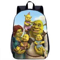 【LZ】✁  Shrek Mochila Meninas Meninos Mochila Escolar Cool Game Cartoon Imprimir Adolescente Viagem Laptop Bag 17in Mochila Escola Temporada