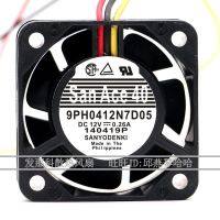 2023 ☆ 9PH0412N7D05 4015 DC12V ซันโยดั้งเดิม0.26A พัดลมระบายความร้อนตามแนวแกน4ซม.