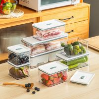 [COD] drain fresh-keeping box refrigerator special storage food sealed transparent plastic