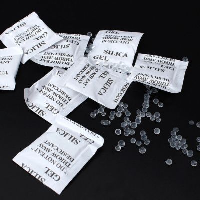 Non-Toxic Mini 50Packs Silica Gel Desiccant Damp Moisture Absorber Dehumidifier For Room Kitchen Clothes Food Storage