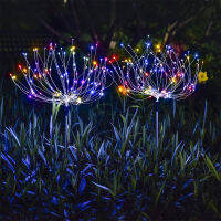 Solar Led Light Outdoor Dandelion Fireworks Decoration Lamp 90LED Garden Lights Outdoor Garden Decoration jardin Christmas light