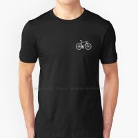 Bicycle-White T Shirt 100% Cotton Bicycle Biking Bike Cycling Cyclist Cycles Fixie Fixed Gear Sports Bmx Outdoors Big Size 6Xl