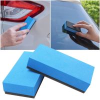 2Pcs Car Wash Foam Ceramic Coating Sponges Glass Nano Wax Coat Applicator Pad