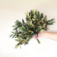 【YF】□  Artificial branch with leaves fake plants for flower arrangement home decor vase centerpiece accessories wreaths