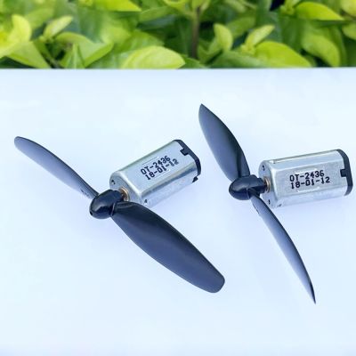 2PCS N30 Motor + Propeller DC 3V-3.7V 30000RPM Mini Electric Motors Engine High Speed  Aircraft RC Drone Glider Electric Motors