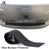 Newprodectscoming 1PCS Car Rear Bumper Protector Sticker Trunk Sill Grard Rubber Strip Cover Pad Rear Trunk Protection Sticker
