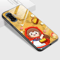 เคส PMP เคสสำหรับ Xiaomi เรดมี่เคส K40S เล่นเกม K40 K40 K50การออกแบบเจ้าหญิงสวยกันกระแทกกระจกเทมเปอร์เคสมันวาวเคสฝาหลัง