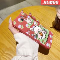 JIUMOO เคสปลอกสำหรับ Samsung J7 Prime J7 Prime 2เคสลายการ์ตูนโชคกระต่ายเคสมือถือนิ่มบางเคสขอบสี่เหลี่ยมด้านข้างเคสซิลิโคนเคสป้องกันการกระแทก