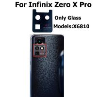 สำหรับ X6810 Infinix Zero X Pro X6811B X6811กล้องด้านหลังกระจกพร้อมสติกเกอร์อะไหล่เปลี่ยน