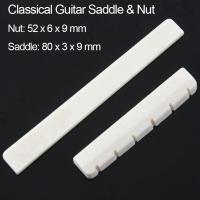 【cw】6 String Classical Guitar Saddle Nut White Bone Bridge Guitar Musical Instrument Accessories High Strength Bone Bajo 6 Cuerdashot