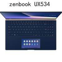 【CPH Digital store】อุปกรณ์ป้องกันที่ปิดแป้นพิมพ์เอซุส Zenbook 15 UX534ftc UX534FT F FA UX534 UX 534 UX533ซิลิโคนใสขนาด15.6นิ้วนิ่มยืดหยุ่น