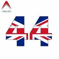 สติกเกอร์ติดรถลายตลกๆ F1เบอร์44 Aksesoris Bendera สติ๊กเกอร์ไวนิลติดรถยนต์รอยขีดข่วนสำหรับ Lada Kalina รถมิตซูบิชิตุรกีขนาด15ซม. * 10ซม.