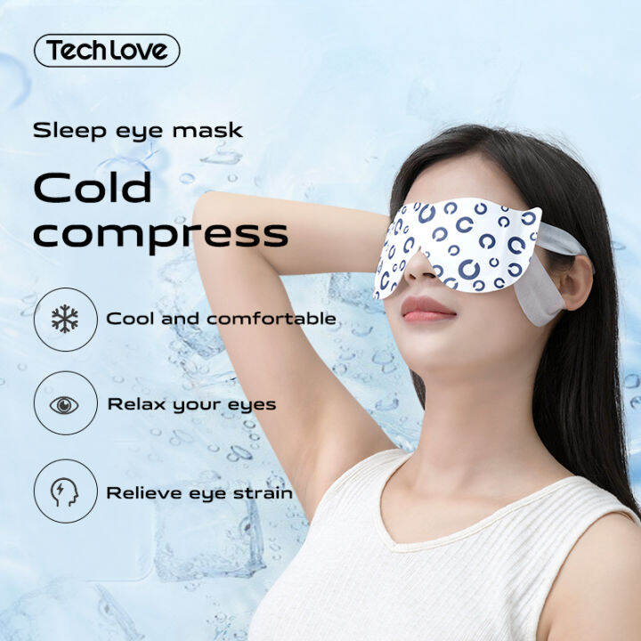 Tech Love Cold Compress Eye Mask Sleeping Herbal Eye Patch For Eyebag