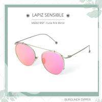 แว่นกันแดด LAPIZ SENSIBLE รุ่น MS002 MSP : Curve Pink Mirror