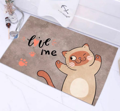 Bathroom Mat Non-Slip พรมหน้าห้องน้ำ พรมปูพื้นห้องน้ำ พรมเช็ดเท้าพรมน่ารัก พรมเช็ดเท้าห้องน้ำ พรมเช็ดเท้าห้องนอน ผ้าเช็ดเท้า พรมดักฝุ่น พรมเช็ดเท้าในครัว พรมในห้องน้ำ พรมมินิมอล พรมเช็ดเท้ากันลื่น ซับน้ำ Bath Mat พรมห้องน้ำ แห้งเร็ว