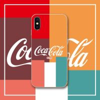 ﹍☄♤ เคสโทรศัพท์มือถือ แบบนิ่ม ลาย Coco Cola สีสันสดใส สําหรับ Iphone 13 14 Pro X XS Max XR 6S 7 8 Plus 12 mini 11 Pro Max se2