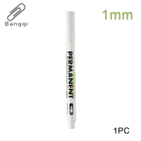 Bangqi ปากกามาร์กเกอร์สีขาว1 3ชิ้นปากกากราฟฟิตีสียางกันน้ำมันปากกาเจลแบบถาวรสำหรับทำเครื่องหมายผ้าไม้หนัง