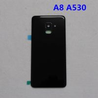 สำหรับ SAMSUNG Galaxy A8 A530 A8 Plus เคสปลอกหุ้มช่องหลังฝาหลังปิดโทรศัพท์กระจกด้านหลัง A730สำหรับ SAMSUNG A8 2018ด้านหลังที่เปลี่ยนฝาครอบกระจก