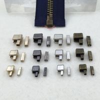5 Sets/Lot Metal Repair Zipper Stopper Open End DIY Sewing Zipper Accessories For Clothes Zipper Stopper Open End