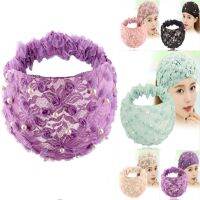 【CW】 headband Flowers Headwear headwrap stretch turban H008