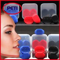 PETI STUDIO Quatrefoil กรามออกกำลังกายกล้ามเนื้อใบหน้าซิลิโคน2ชิ้นออกกำลังกายแบบกรามไม่มี BPA ลูกบอลเคี้ยวออกกำลังกายใบหน้าที่มีประสิทธิภาพสำหรับผู้ชายและผู้หญิง