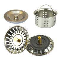 3 Colors Stainless Steel Lid For Kitchen Sink Water Filter For Funnel Sink Plug Sink Lid