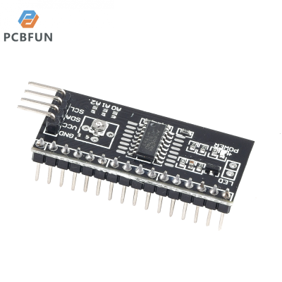 pcbfun แผงอินเทอร์เฟซแบบอนุกรม SPI I2C IIC,พอร์ต1602 2004จอแอลซีดีแผ่นอะแดปเตอร์ LCD1602โมดูลตัวแปลงอะแดปเตอร์ LCD