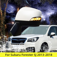 2X สำหรับ Subaru Forester SJ 2014 2015 2016 2017 2018 LED เลี้ยวไฟแบบไดนามิกตัวบ่งชี้ไฟกระพริบโคมไฟกระจกมองหลังโคมไฟ