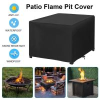 210D Outdoor Square Patio Fire Pit/Outdoor Propane Fire Pit Table Cover Waterproof Furniture Cover Sofa and Chair Cover