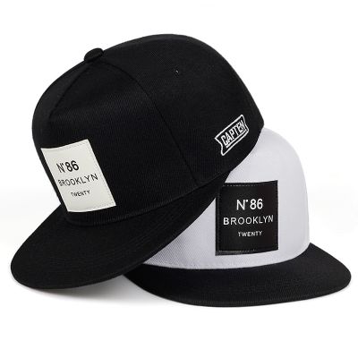 Men Women BROOKLYN Baseball cotton adjustable Snapback Hat Leather label N86 Hip Hop Caps Sun Hat Unisex Trucker Hats