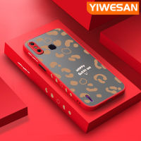 YIWESAN เคสสำหรับ4C Infinix Smart 4สมาร์ทเคส X653ลายการ์ตูนแฟชั่นเคสโทรศัพท์เนื้อแข็งบางฝ้าดีไซน์ใหม่ขอบซิลิโคนนิ่มเคสกันกระแทกคลุมทั้งหมดเคสป้องกันเลนส์กล้อง