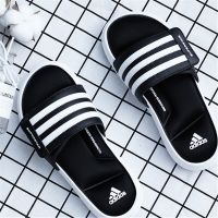 CODkjmlea30 【ready stock】 Adida s Superstar 5G Black and White Three Bars Casual Beach Sandals and Slippers