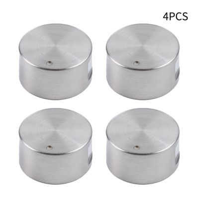 Holiday discounts 4PCS 6Mm Diameter Rotary Switches Aluminum Alloy Round Knob Handles For Gas Cooktop Ovens Kitchen Appliance Accessories