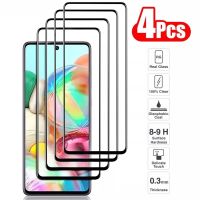 【Unbreakable】4Pcs กระจกนิรภัยสำหรับ Xiaomi Poco X3 NFC F3 M3 M4 10T 11T 11 Lite 5G ป้องกันหน้าจอ Redmi หมายเหตุ10 9 8 Pro 10S 9S 9T 9A 9C