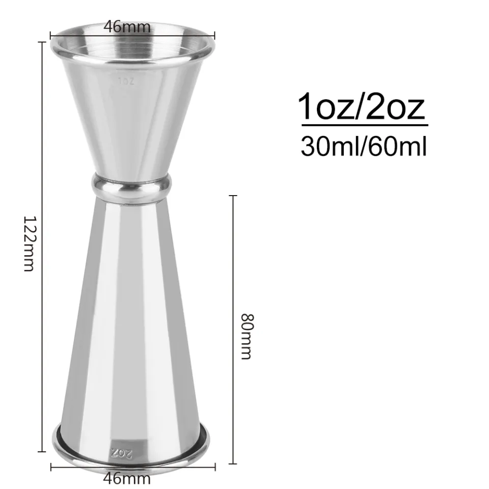 A Bar Above Bar Jigger - Finished Japanese Jigger with Measurements In —  CHIMIYA