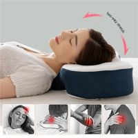 Memory Foam Pillows For Bed With Cooling Pillow Cover Cervical Neck Pillow For Pain Relief Sleeping Adjustable Ergonomic Pillows Travel pillows