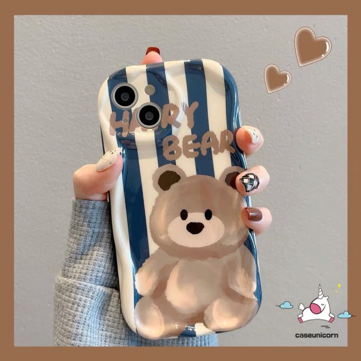 เคสสำหรับ-samsung-a14-a13-a31-a23-a12-a11-a04-a04s-a51-a21s-a30s-a20s-a50-a50s-a20-a32-a30-m12-a02s-หยักขอบโค้ง-a10s-น่ารักมีลายหมีสตอเบอร์รี่-lotso-a03s-ลายทางน่ารัก