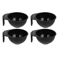 ETXHair Color Bowl with Handle Hair Dye Mixing Bowls 4pcs Salon Hair Coloring Dyeing Tint Bowl for Home Barber Shop DIY Color Mixer