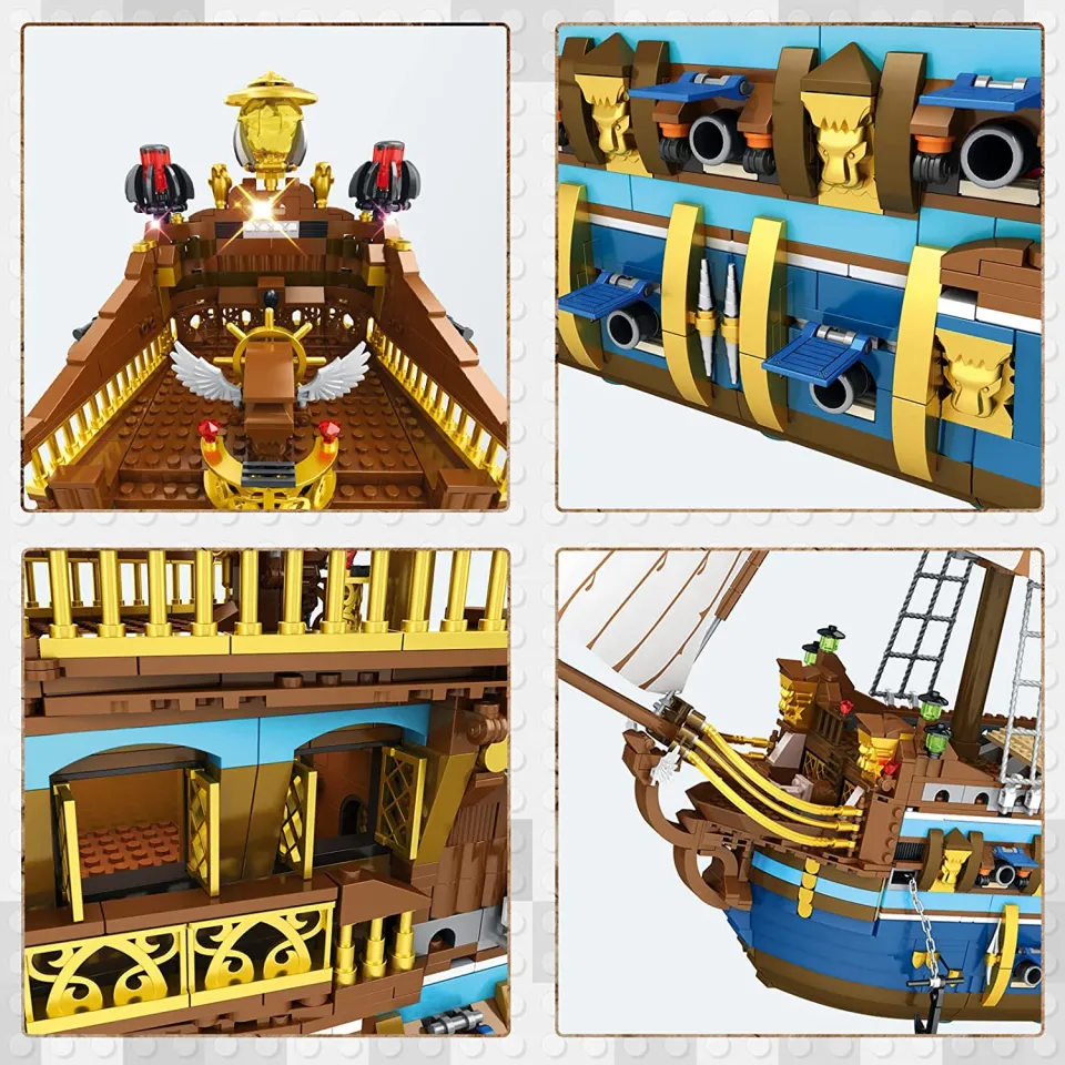  JMBricklayer Pirate Ship Building Sets for Adults