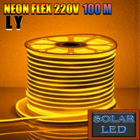 LED Neon Flex LED ไฟเส้น ประดับตกแต่งแม้ในบ้าน หรือนอกบ้าน ไฟบ้าน ไฟรถ กันน้ำ ทนแดด ทนฝน (100 เมตร) คุ้มค่าที่สุดแถมปลั๊ก 5เส้น  L Y