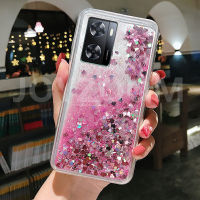 สำหรับ OPPO A57 A77S 4กรัมเคสมือถือซิลิโคนนิ่มเคสโทรศัพท์แวววาวทรายเหลวในของเหลวกากเพชร