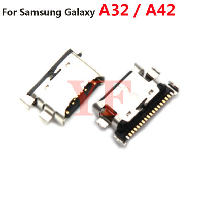 10ชิ้น Asal untuk A51 Samsung Galaxy A71 A21S A40S A50S A32 A42 A12 A22 A20 M22 M32 Mengecas Penyambung Port Dok