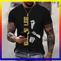 ฤดูร้อน Bruce Lee เสื้อยืด Kung Fu พิมพ์ 3D Street Wear ผู้ชายผู้หญิงสบาย ๆ แฟชั่นพลัส O คอเสื้อยืดเด็กเสื้อยืดเสื้อผ้าด้านบน XS-5XL